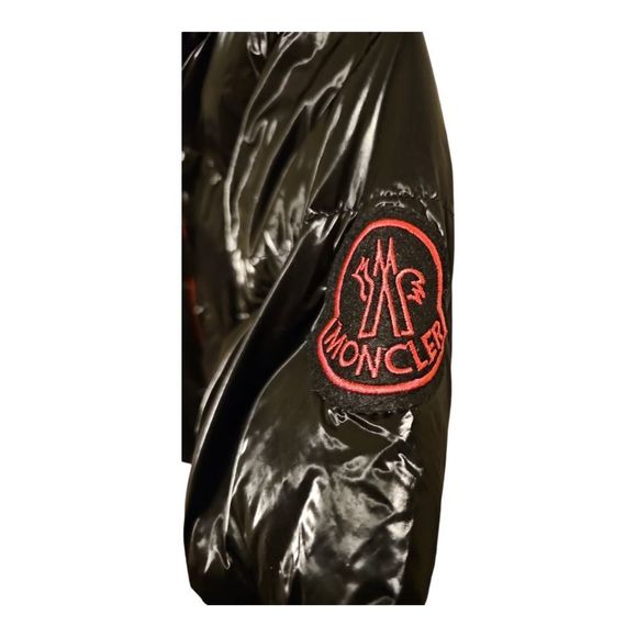 SOLD!! MONCLER Girl's Black Puffer Jacket - Size 5 - Picture 4 of 12